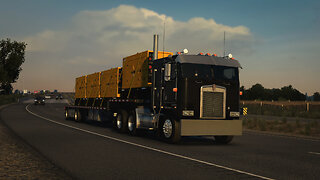 ATS | Kenworth K100E | Idaho Falls ID to Bozeman MT | Compact Generators JCB G100RS 24,600lb