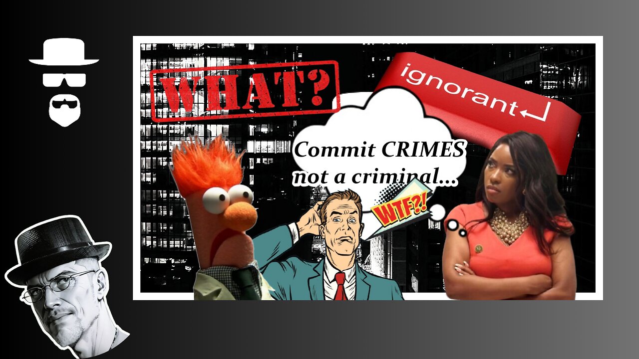 CROCKETT: CRIMINALS DON'T COMMIT CRIMES...WTF???