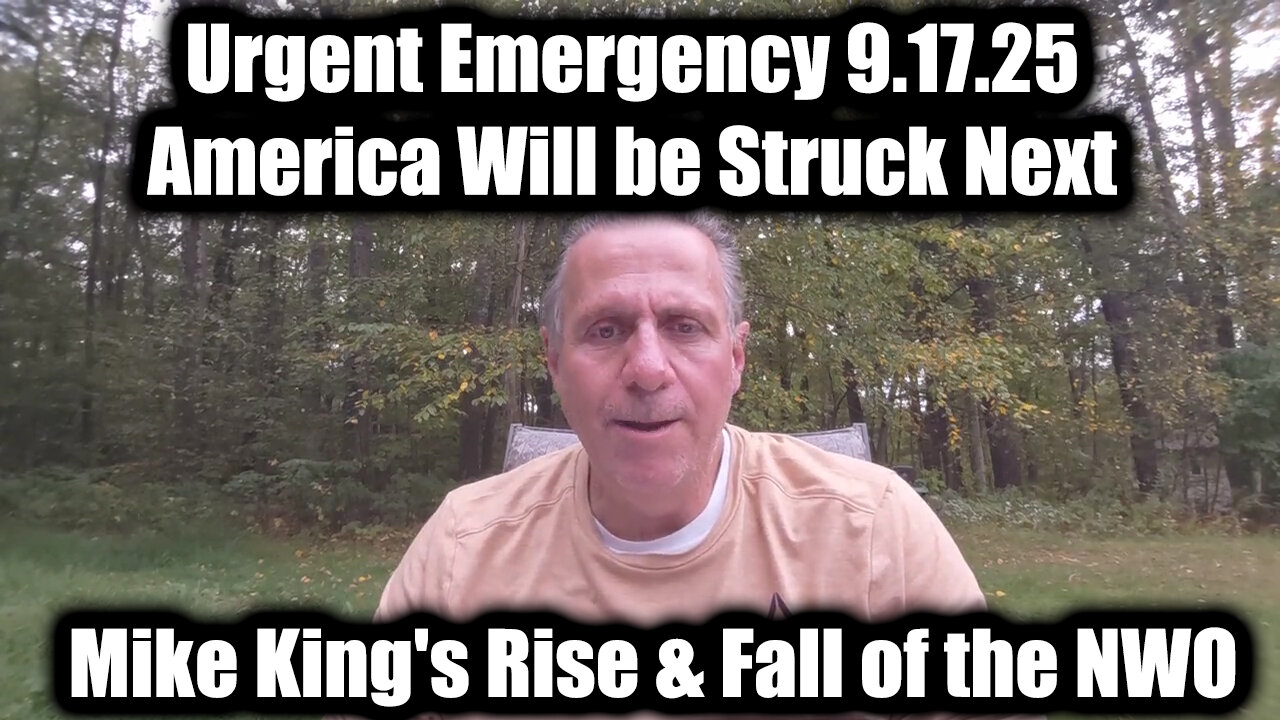 Urgent Emergency 9.17.25 - America Will be Struck Next