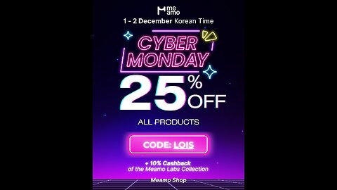 Cyber Sale Meamoshop 25% off Discount Code LOIS 🙏💕December 1-2 💕