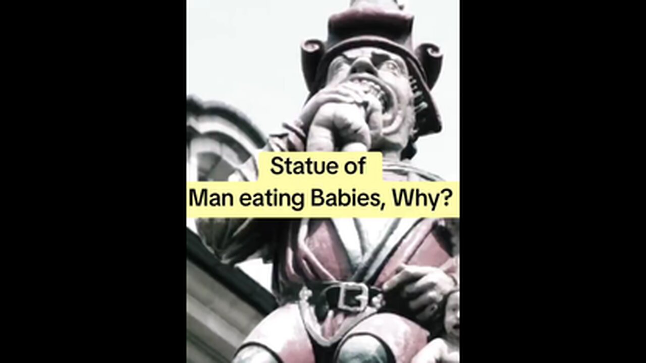 THERE IS A 500 YEAR OLD STATUE OF A MAN EATING A SACK OF BABIES 😋 AND NOBODY KNOWS WHY