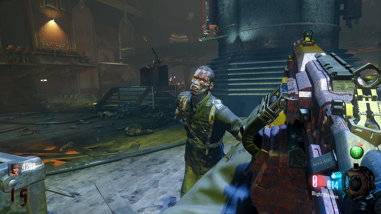 Playing Call Of Duty Black Ops III Zombies - (Kino Der Toten Map) - (No Commentary).