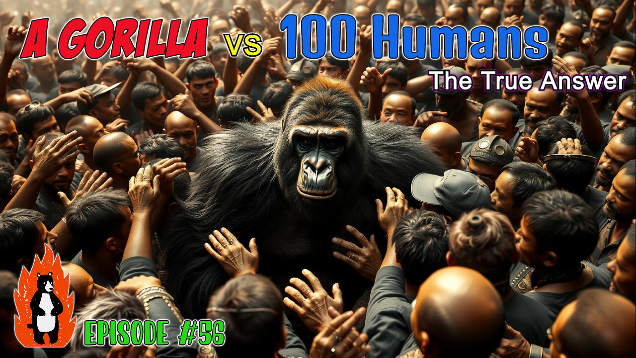 Gorilla vs 100 Men: The TRUE Answer to the Viral Debate
