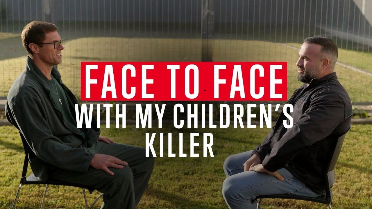 Father meets his children's killer | Extraordinary moment inside maximum-security prison