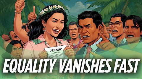 When a man demands a prenup, he’s labeled a misogynist. That’s not equality. That’s propaganda.