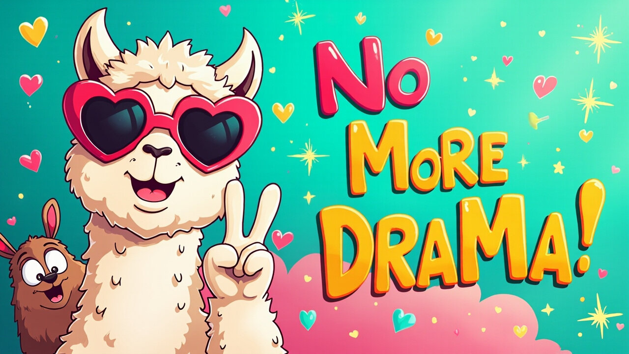 Llama Drama No More 🦙 | Calm & Kind Kids’ Song