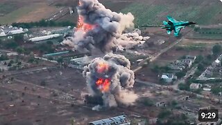 Ukraine overwhelmed - Russia's Su-34 drops seven FAB bombs