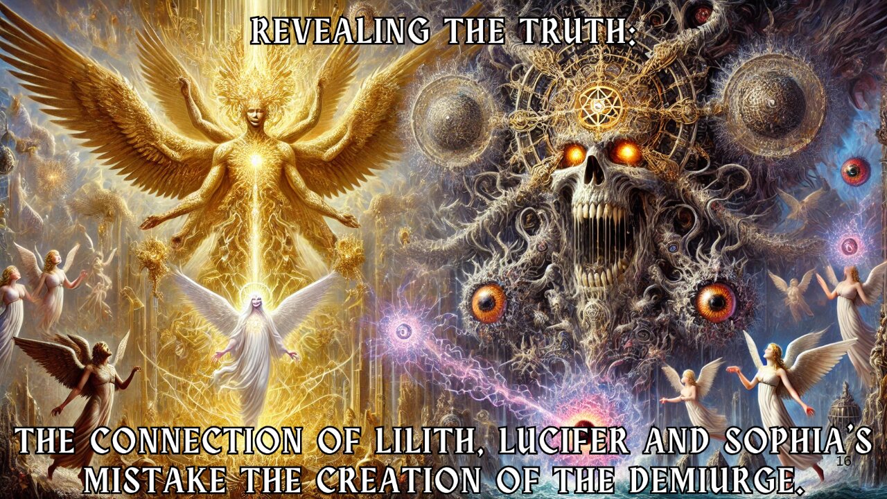 The Connection of Lilith, Lucifer and Sophia's Mistake The Creation of the Demiurge.
