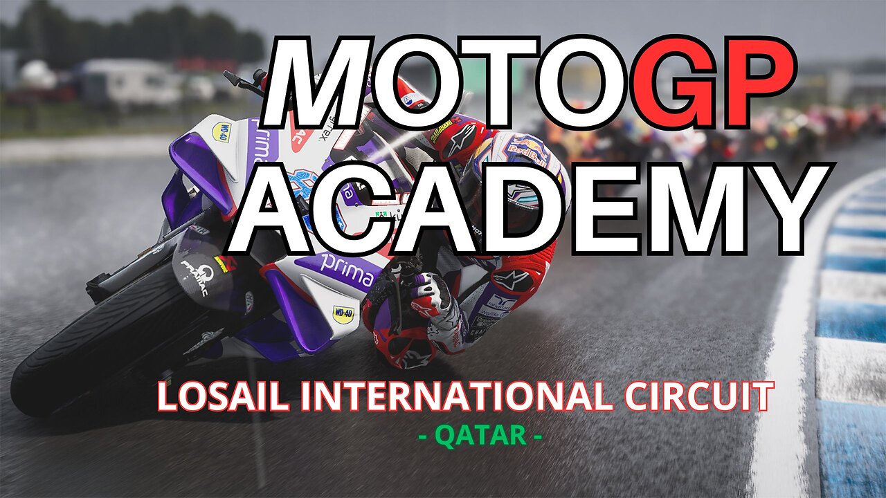 TAKING A FULL LAP OF LOSAIL CIRCUIT | MOTOGP ACADEMY | PLAYSTATION