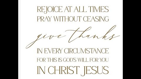 Doctrine of Thanksgiving, Pastor Brad West, Grace Bible Ministry, 26 November 2025