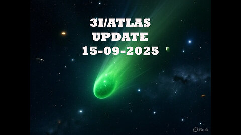 Interstellar Comet 3I/ATLAS is lighting up the skies!
