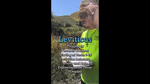 Leviticus Chapter 19