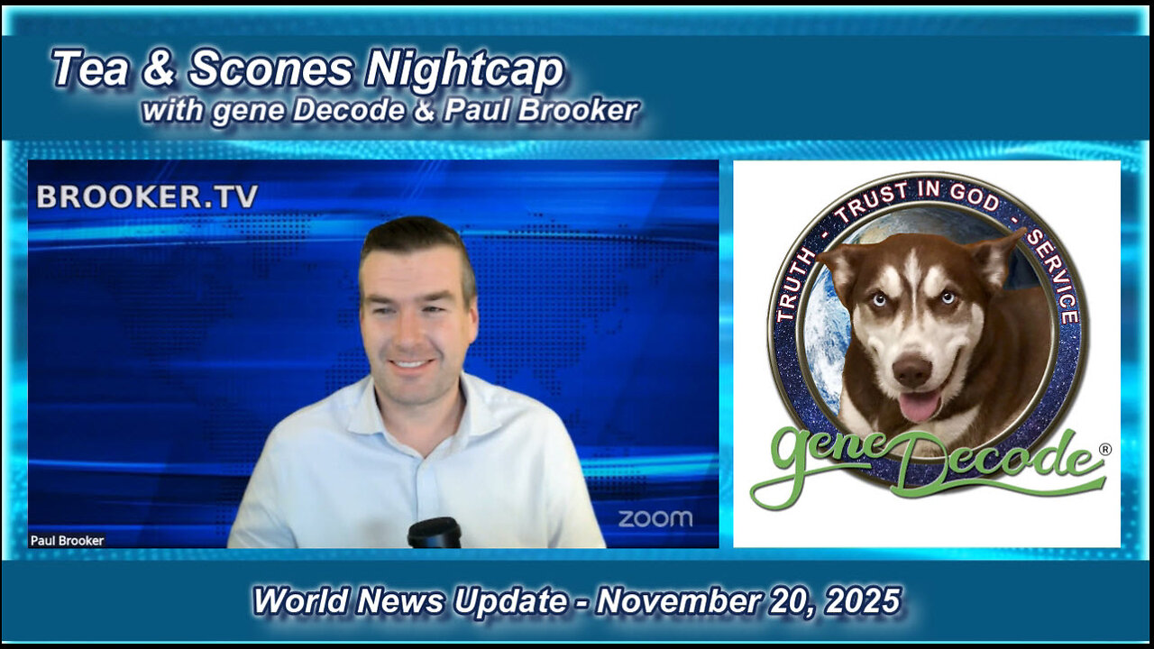 GENE DECODE : Tea & Scones Nightcap with Paul Brooker -2025-11-20