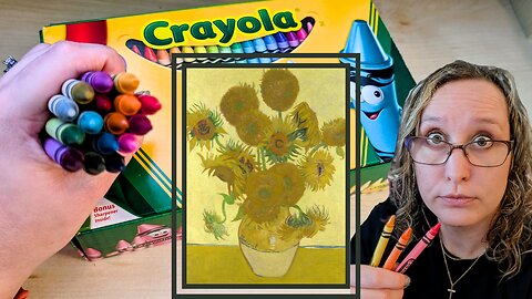 Art Challenge: Recreating a Masterpiece with Crayons
