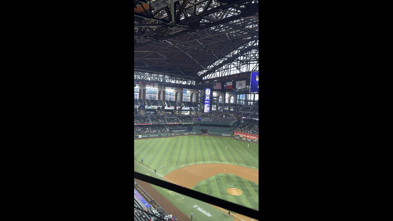 Texas Rangers Globe Life Field View from Upperdeck