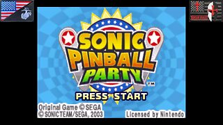 Combo Pack: Sonic Pinball Party (GBA - Attract Mode) [NA Only]