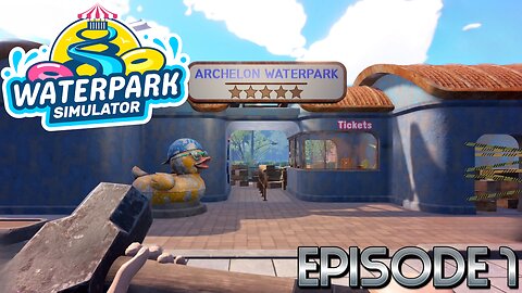 We Spent All Our Money On An Abandoned Waterpark! Will We Go Bankrupt? | Waterpark Simulator – Ep 1