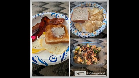 my breakfast lunch & dinner