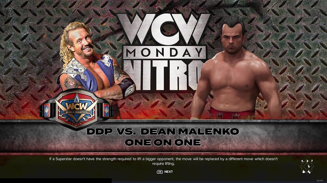 WWE 2k24 DDP(c) vs Dean Malenko