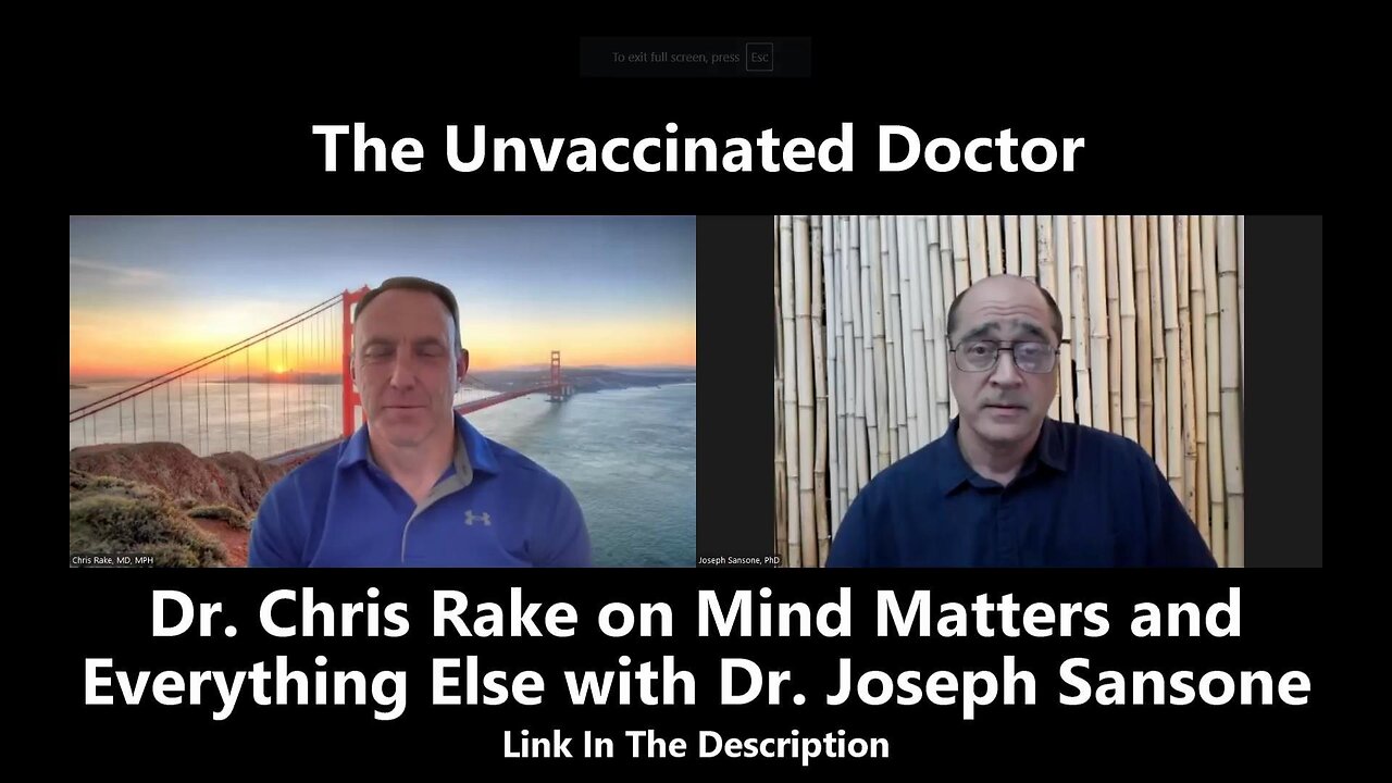 Dr. Chris Rake on Mind Matters and Everything Else with Dr. Joseph Sansone