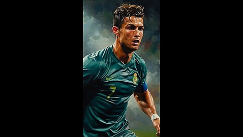 CR7 Oil Painting 🎨 | Cristiano Ronaldo Portrait Art | #geethartstudio​