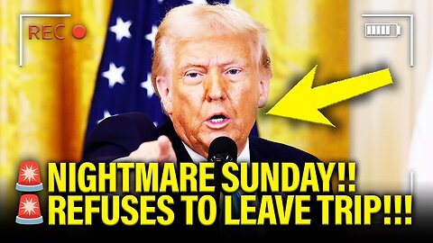 SICKLY Trump in TERROR ON SUNDAY under BIG PRESSURE
