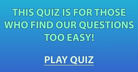 Do you still think this one is easy?