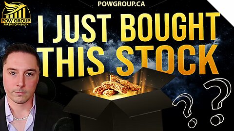 I just bought this stock.