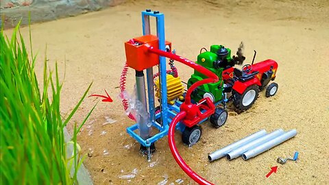 How to make a small drilling rig! #DIY #SmallInvention #Invention #ScienceExperiment