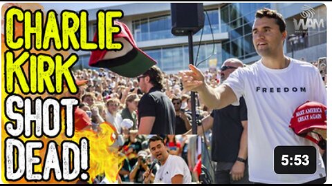 BREAKING: CHARLIE KIRK SHOT DEAD! - Beware Of Manufactured Crisis To Come!