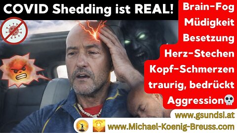 COVID Shedding ist REAL! Brain-Fog Müdigkeit Besetzung Herz-Stechen Kopf-Schmerzen traurig bedrückt