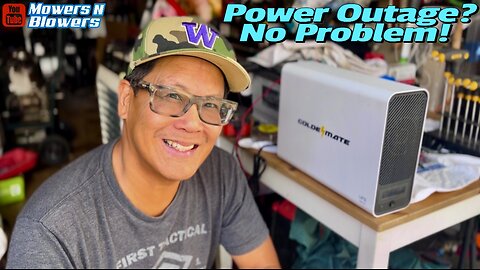Goldenmate UPS Uninterruptible power supply 1000VA 800W Powerstation Blackout? No problem!