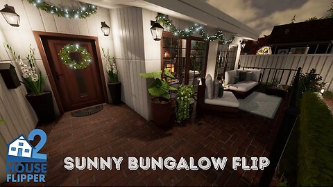 House Flipper 2 Speedrun: FULL Sunny Bungalow Flip & Final Before and After 🎄