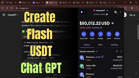 create flash usdt with the help of chatgpt (TRUMP)