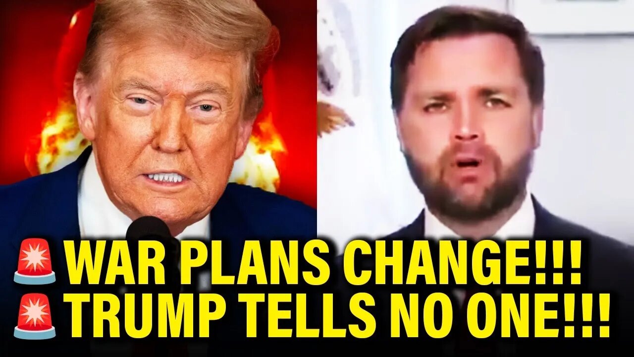 Trump THROWS Cabinet UNDER THE BUS with NEW WAR PLANS