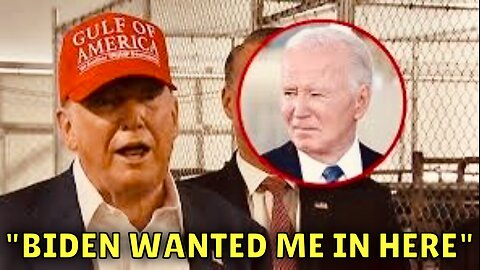 Trump, at Alligator Alcatraz, said Biden wanted him locked up!