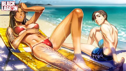 Tanning On A Tropical THAILAND Beach | Ocean Waves | Black Lagoon Ambience