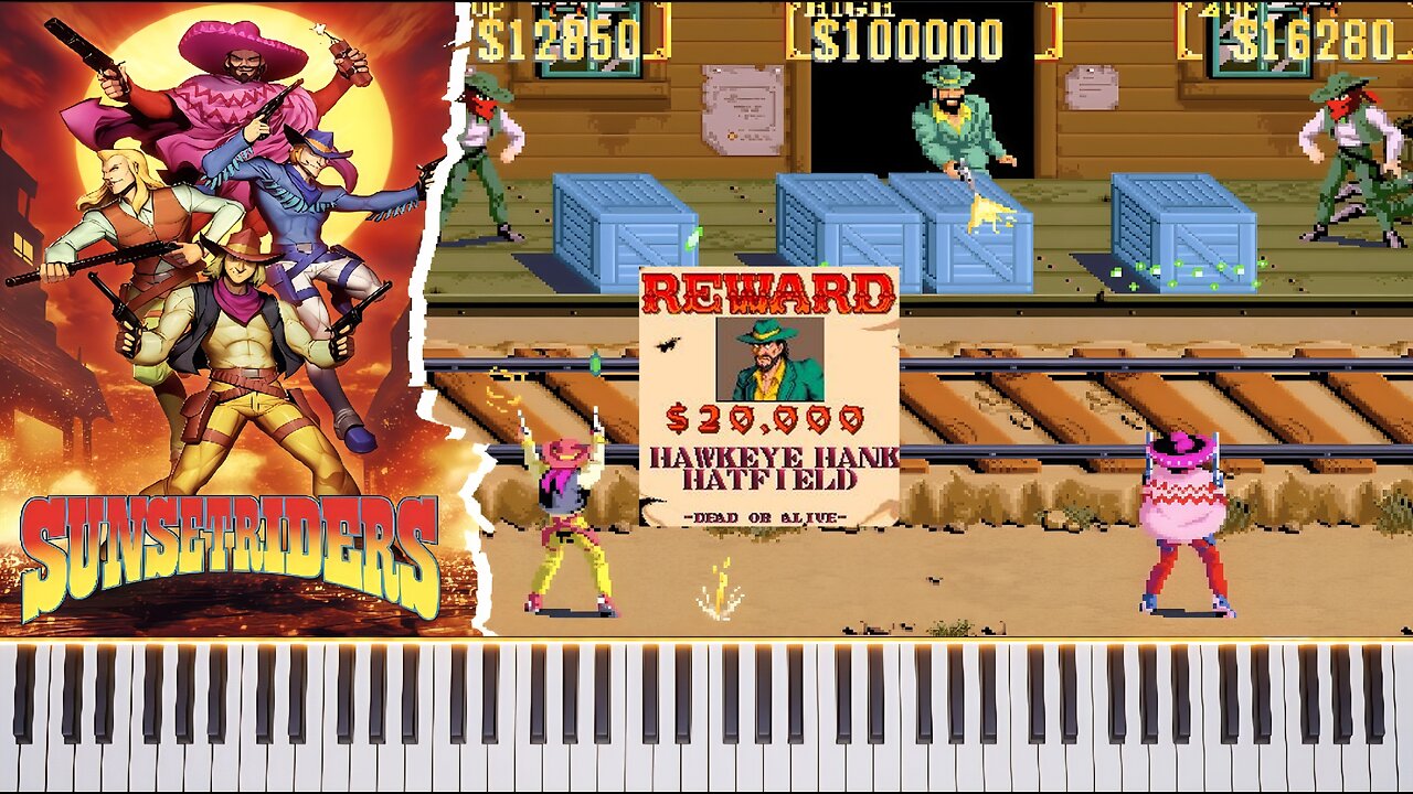 Sunset Riders 🏹 Draw, Pilgrim! 🎹MIDI🎹