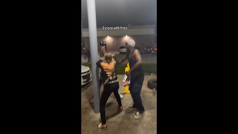 OG catches a two piece with fries😂😂😂