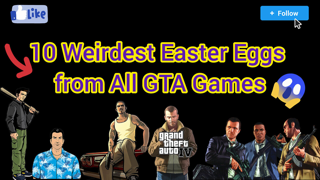 Top 10 Weird Easter Eggs in GTA Series!