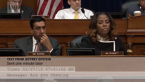 🚨 Jeffrey Epstein texted lawmaker during Cohen hearing