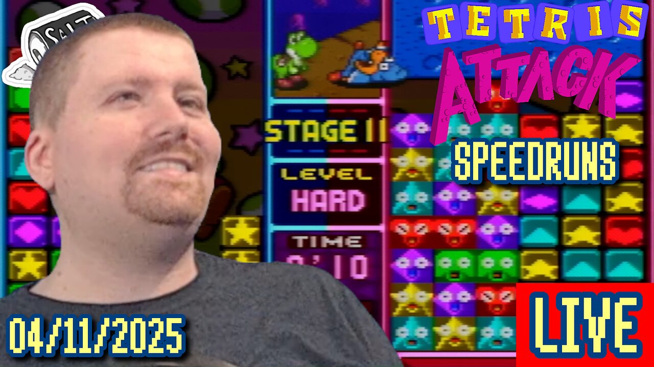 [Tetris Attack Speedruns] Friday Night Salt Mines: Another Chapter in a Long Story Edition, Doods!