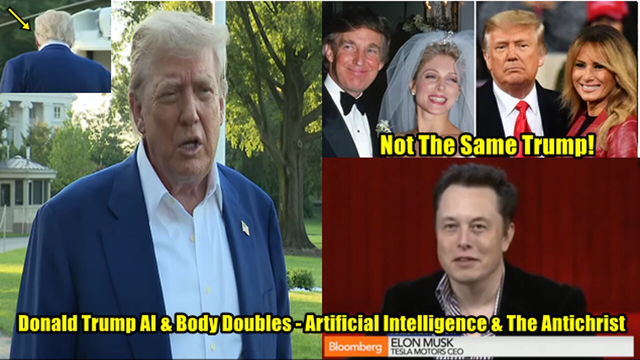 Donald Trump AI & Body Doubles - Artificial Intelligence & The Antichrist