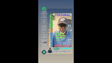 ▪︎CULTURAL UNIFICATION/BALANCE OF EQUALITY▪︎