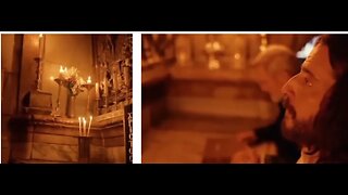 Jonathan Roumie visits the tomb of Jesus Christ- the experience fills his eyes with tears
