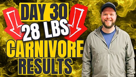 I Failed on Day 1... But Lost 28 LBS in 30 Days! | My Carnivore Diet Results