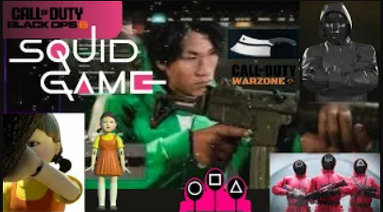 Squidgames in WZ & Zombies, Red light Green light challenge! Bo6