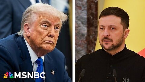 Trump Holds Conference Call with Zelenskyy & European Leaders Mid-Air