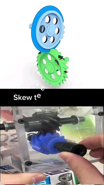 skew gear teeth drive