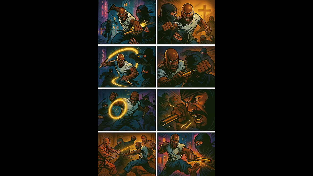 Cross kick Studio Films Larry The Warrior part 7